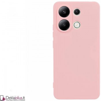 Liquid Air silikoninis dėklas su kameros apsauga - rausvas (Xiaomi Redmi Note 13 Pro 4G/Note 14S/Poco M6 Pro 4G)